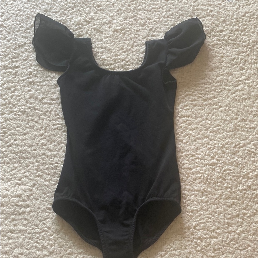 Stelle Girls Black Ballet Leotard